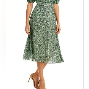 Boss Vaplina Pleated Midi Skirt